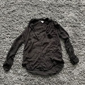 Splendid Black Button Down